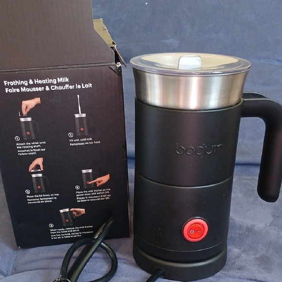 New Bodum Barista Black Milk Frother - Picture 3 of 5